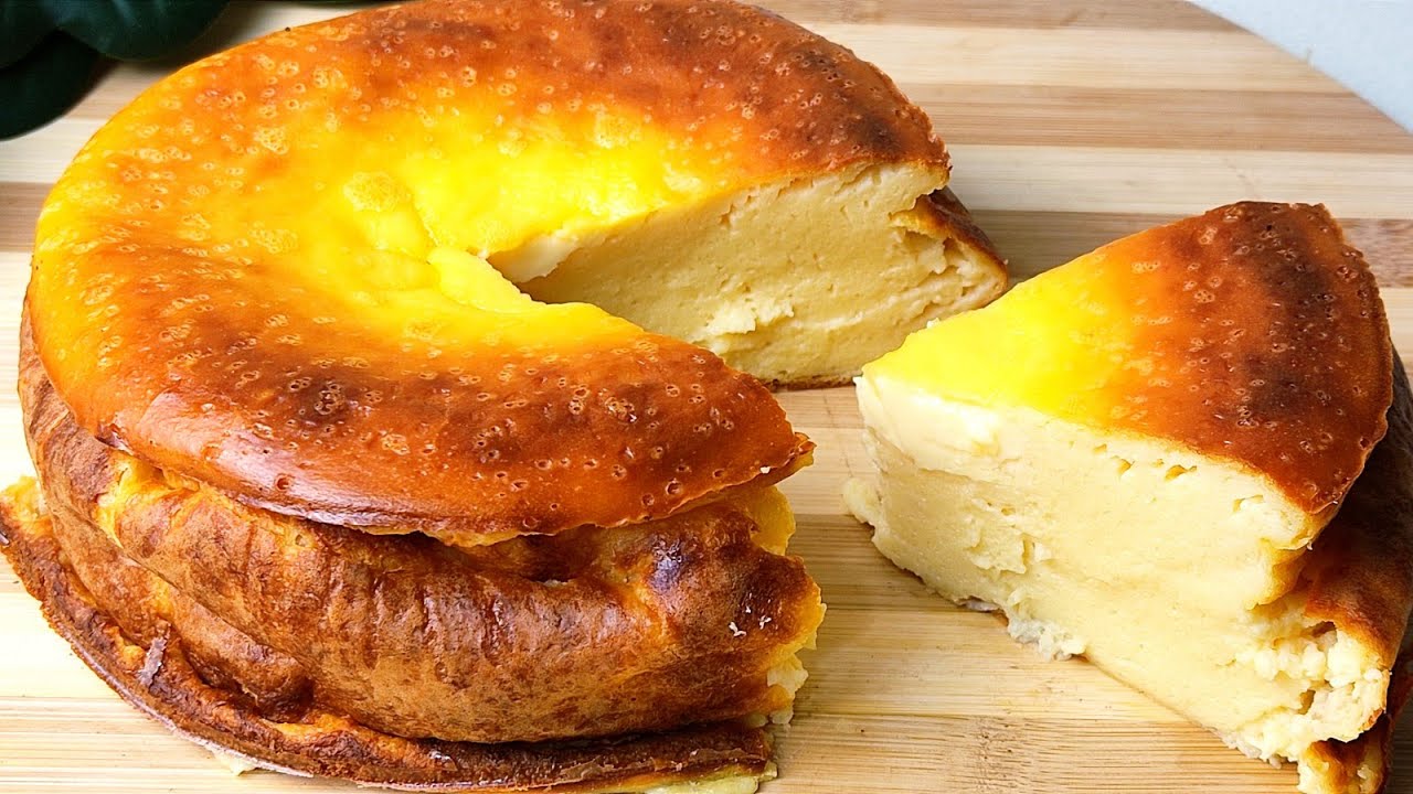 TORTA ALLO YOGURT CON 3 INGREDIENTI, SENZA ZUCCHERI AGGIUNTI E FARINA per 5 Minuti
