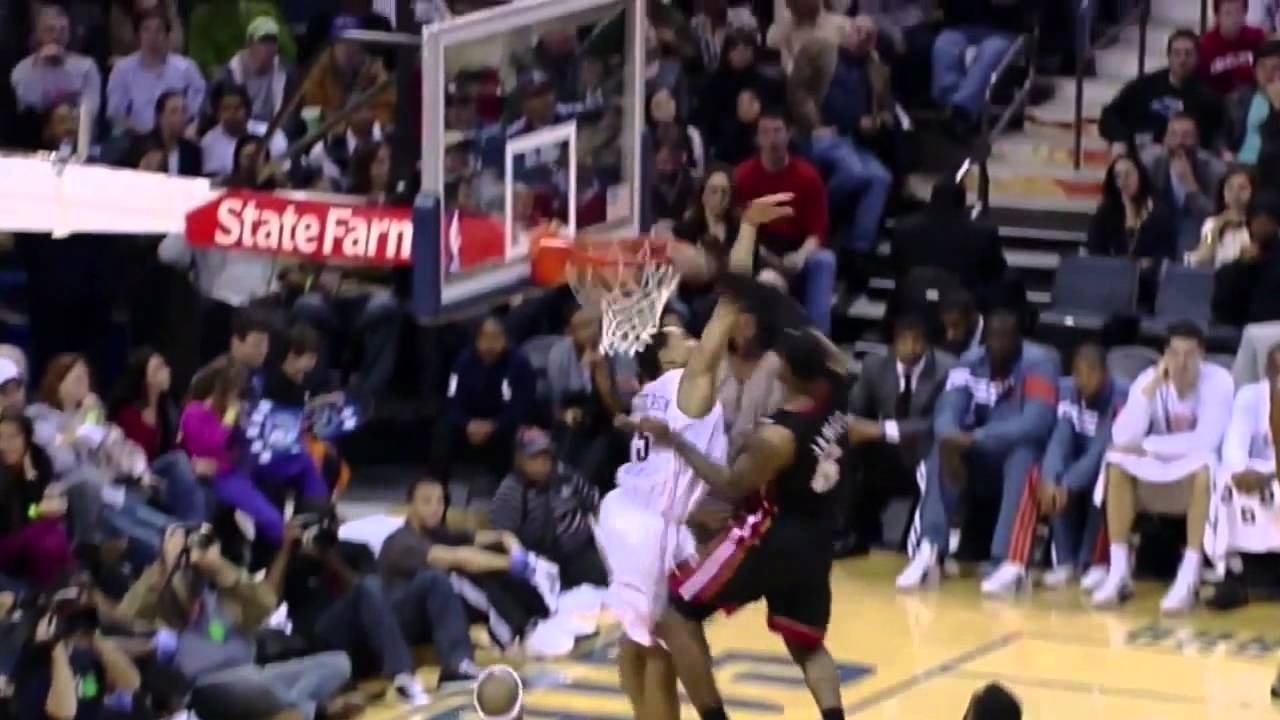 LeBron James NASTY One-Handed THUNDER Dunk on Gerald Henderson (Dec. 28, 2011)