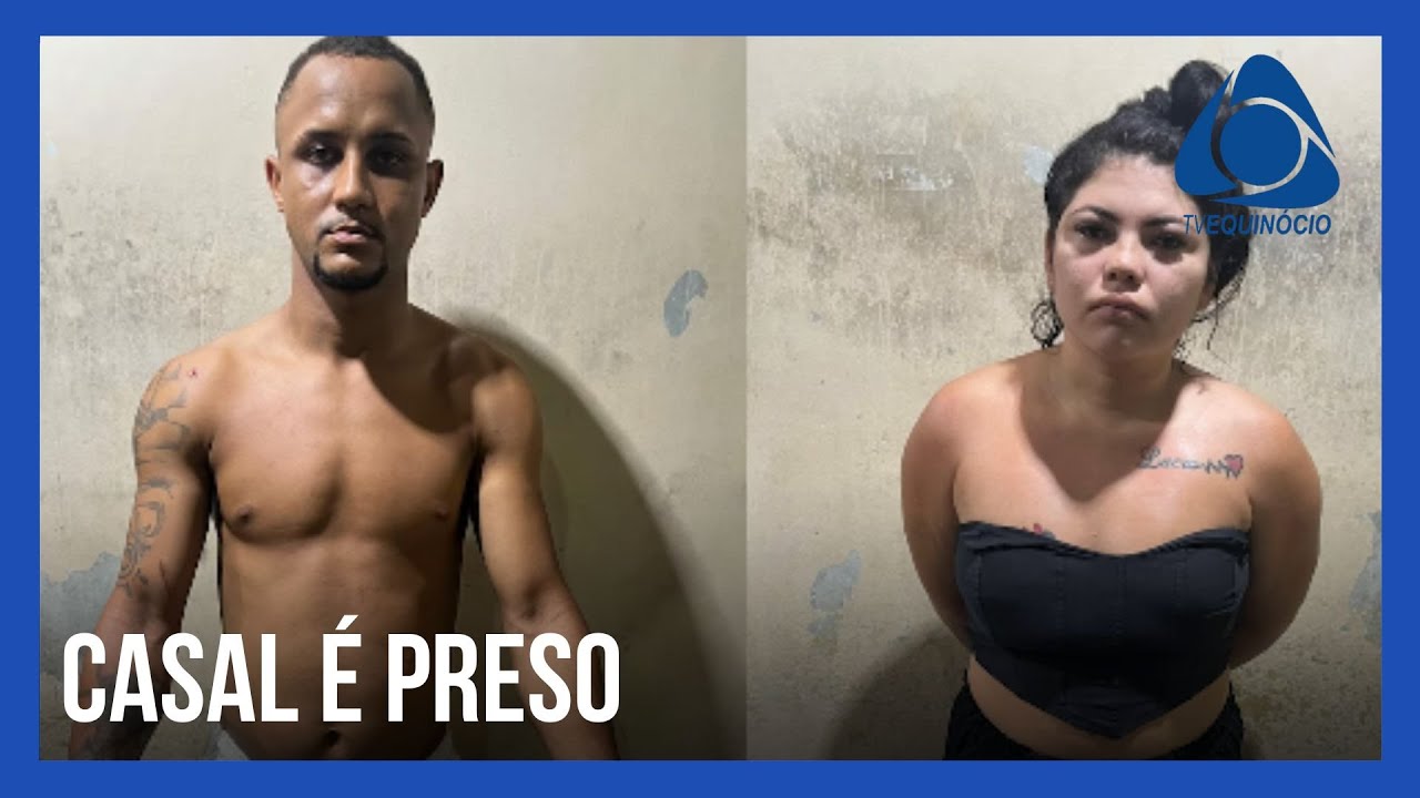 Casal é preso na Zona Norte de Macapá; Segundo a PM, os dois estavam no regime semiaberto