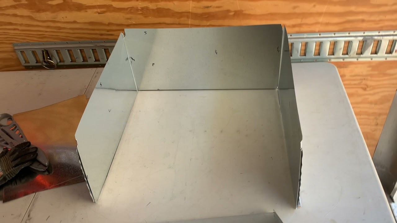 Making a Sheet Metal Plenum Transition
