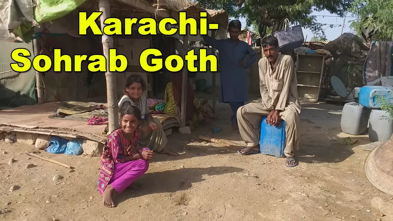 Jhugian | Poor Living Poverty House Slum Area Worst | Sohrab Goth Karachi Pakistan | Adeel Jamil