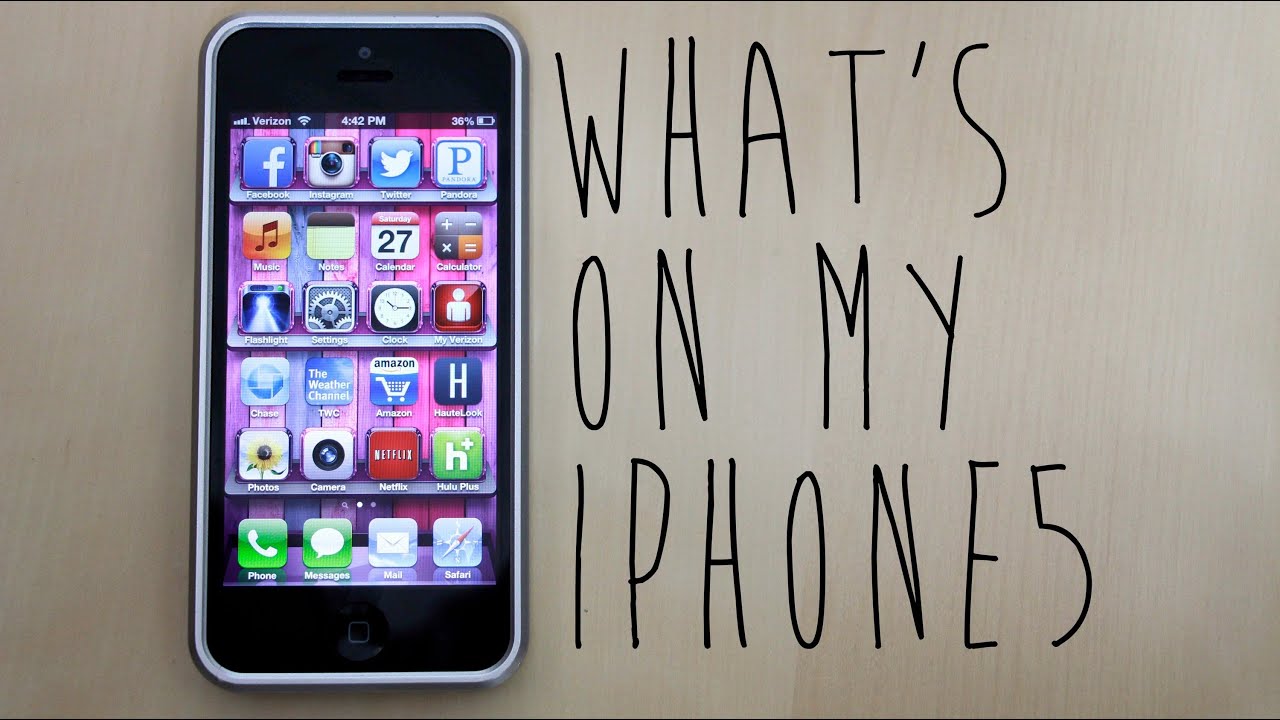 What's on my iPhone5?!?