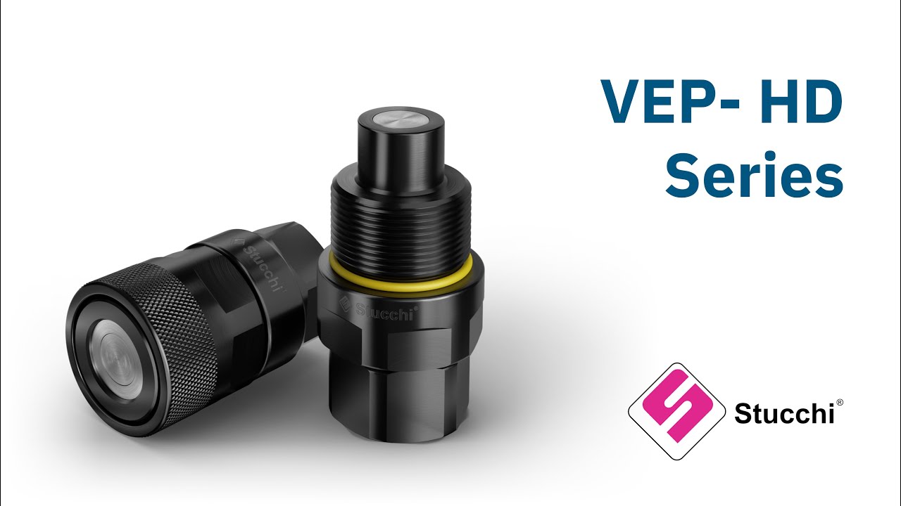Stucchi Quick Couplings - Flat Face Screw: VEP-HD Series