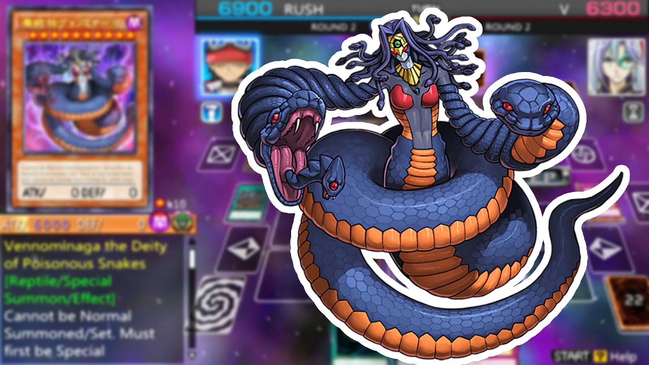 Yu-Gi-Oh! ARC-V Tag Force Special - Vennominaga the Deity of Poisonous Snakes!