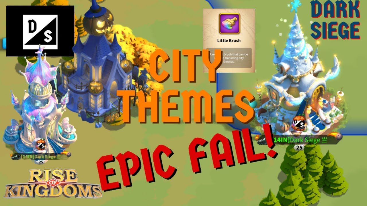 City Themes _  Rise  Of Kingdoms _ Epic FAIL!