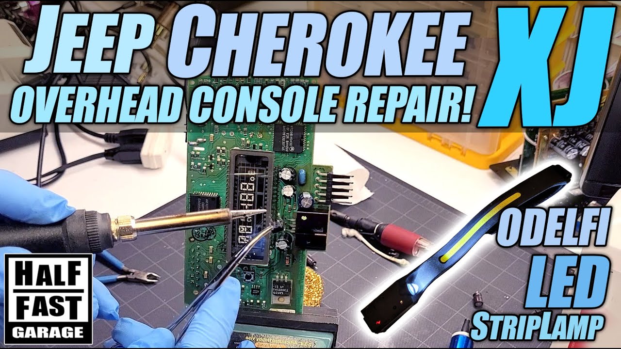 Можно ли починить потолочную консоль Jeep Cherokee XJ 1996 года? - Гибкая светодиодная лента Odelfi!