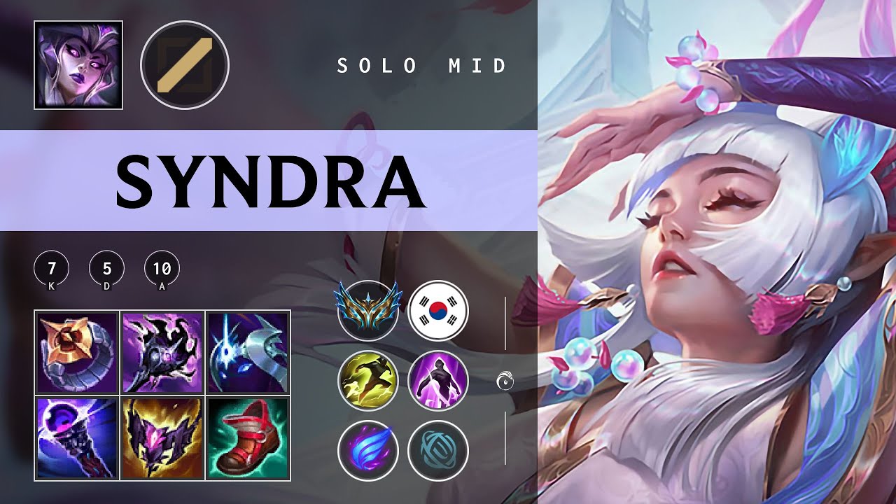 Syndra Mid vs Taliyah - KR Challenger Patch 25.22
