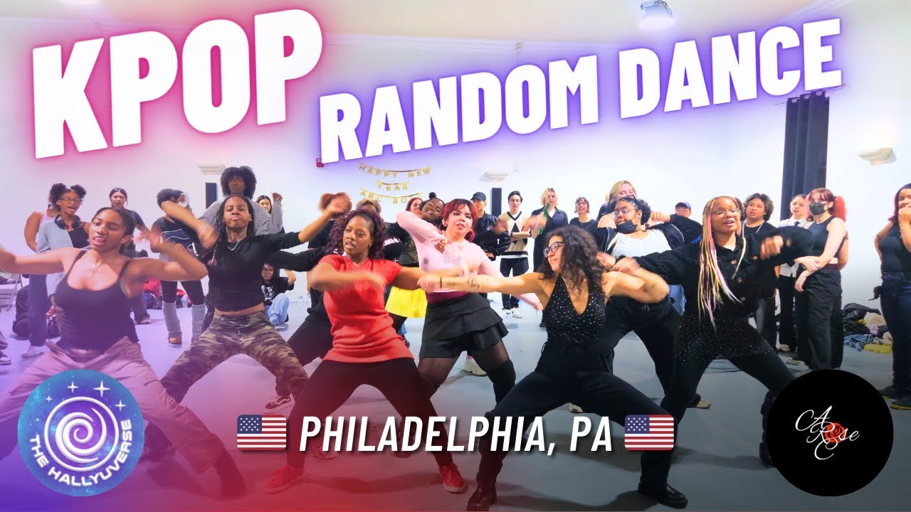 🇺🇸 New Years Kpop Random Play Dance in Philly with Arc Rose!
