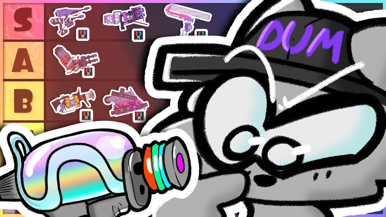 Splatoon 3's Emberz Weapons RANKED(by a filthy casual)
