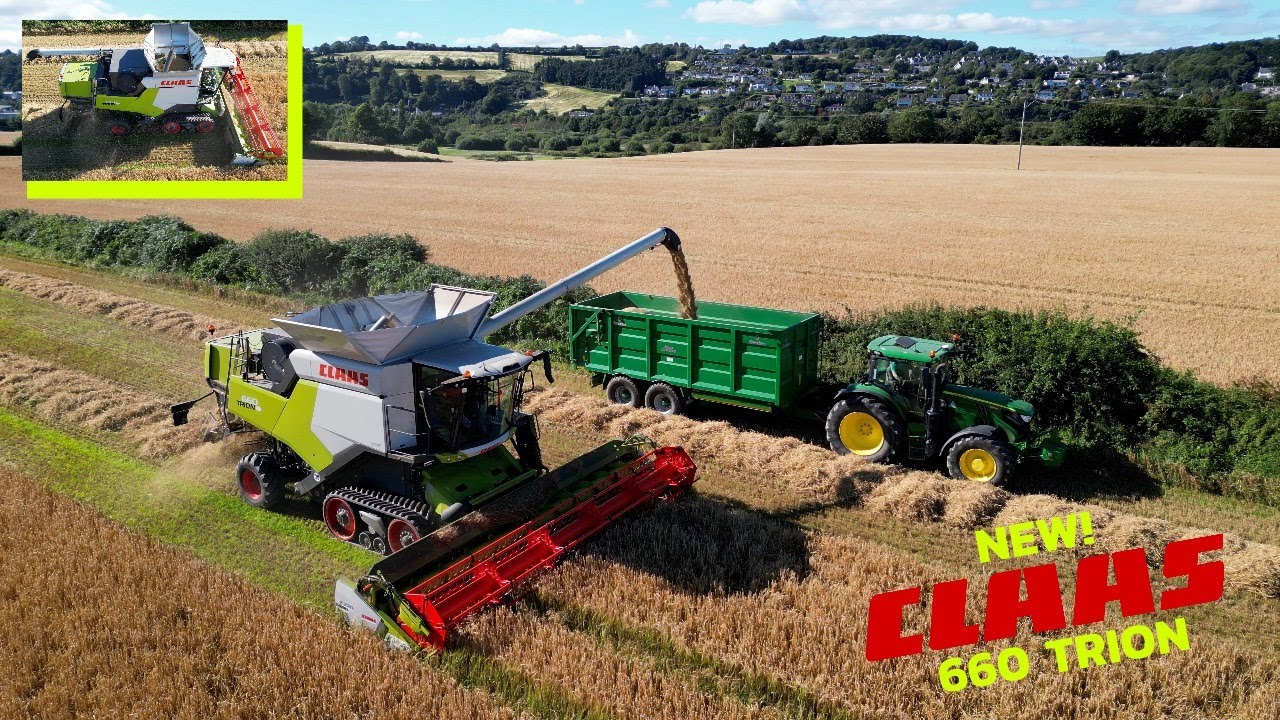 NEW CLAAS 660 TRION!! Dan Twomey Minane Bridge Harvest 2023