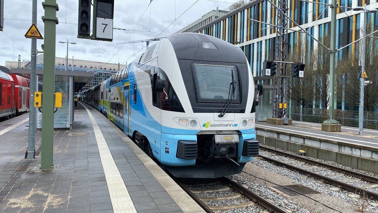 Kurze Vorstellung des neuen Westbahn Stadler Kiss 3 in München