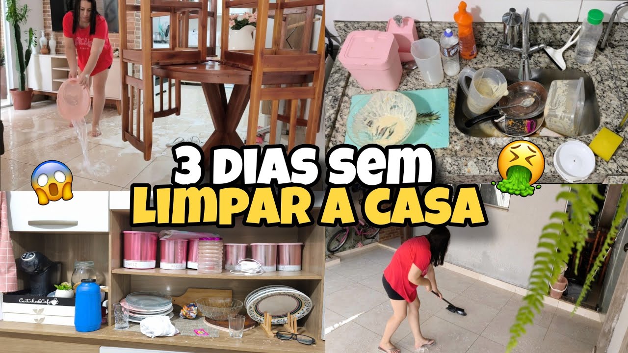 CANSEI 🥵 3 DIAS SEM LIMPAR A CASA/ FAXINA PESADA COMPLETA/ MOTIVAÇÃO DE LIMPEZA E ORGANIZAÇÃO 🧺✨🧹