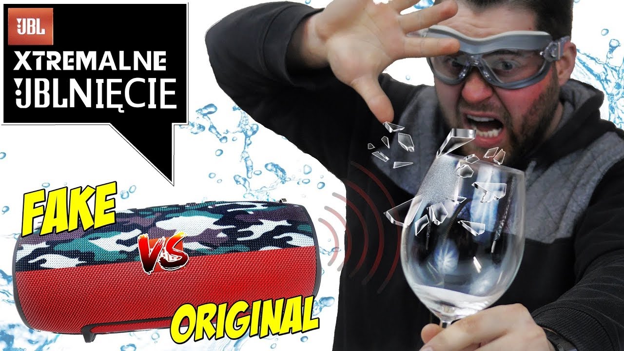 Jaka moc drzemie w JBL XTREME? - oryginał vs podr&oacute;bka - czy dźwięk stłucze kieliszek?