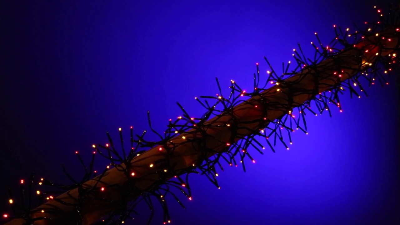 Voorbeeld 8 verschillende functies gekleurde clusterverlichting