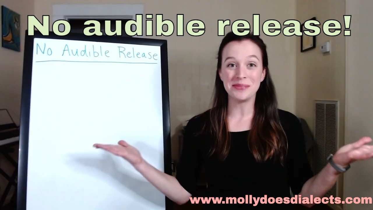 No Audible Release diacritic--IPA and IPAs
