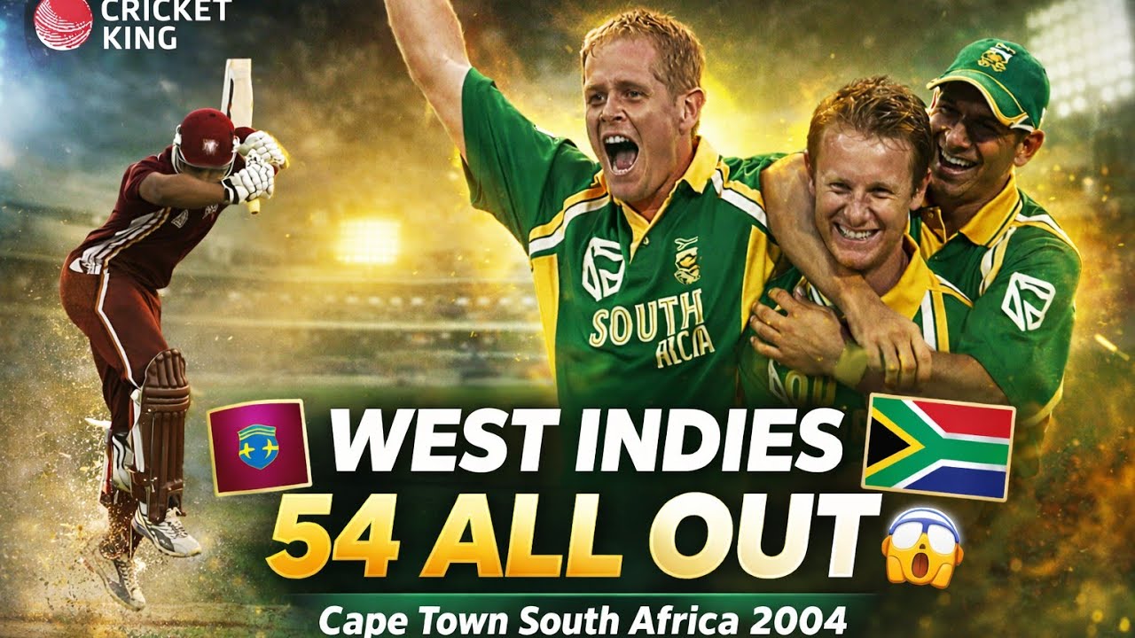 West Indies 54 All-Out at Cape Town | Tour Of South Africa 2003-04