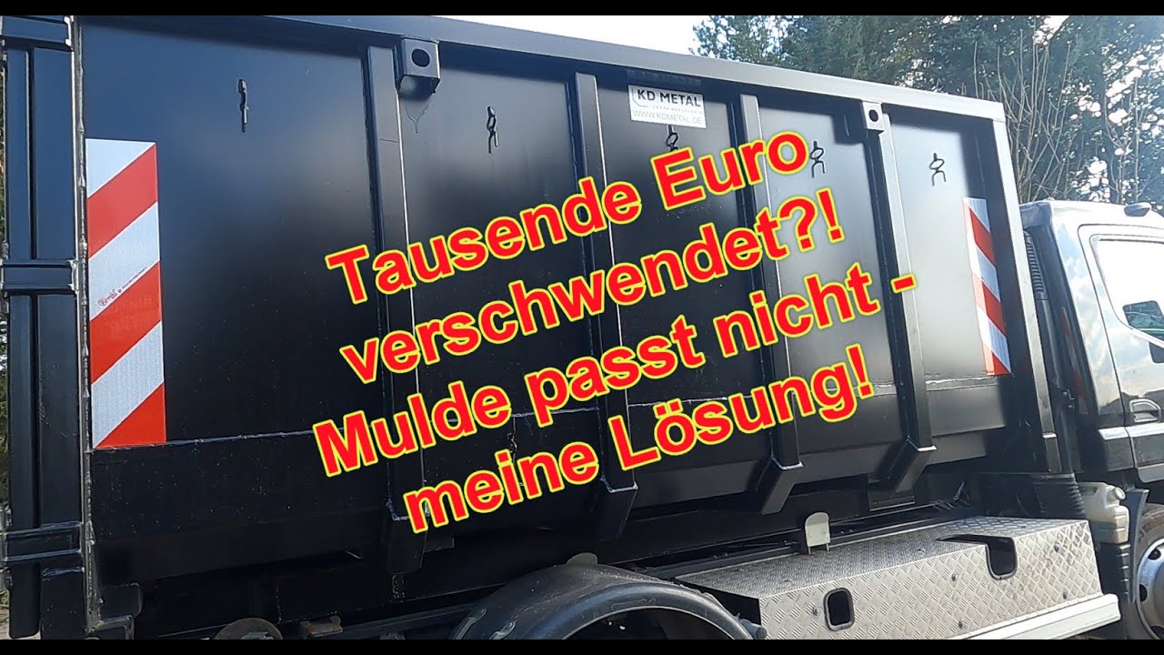 😱 KATASTROPHE! MULDE PASST NICHT – TAUSENDE EURO IN DEN SAND GESETZT! Ist die Citymulde Schrott ?