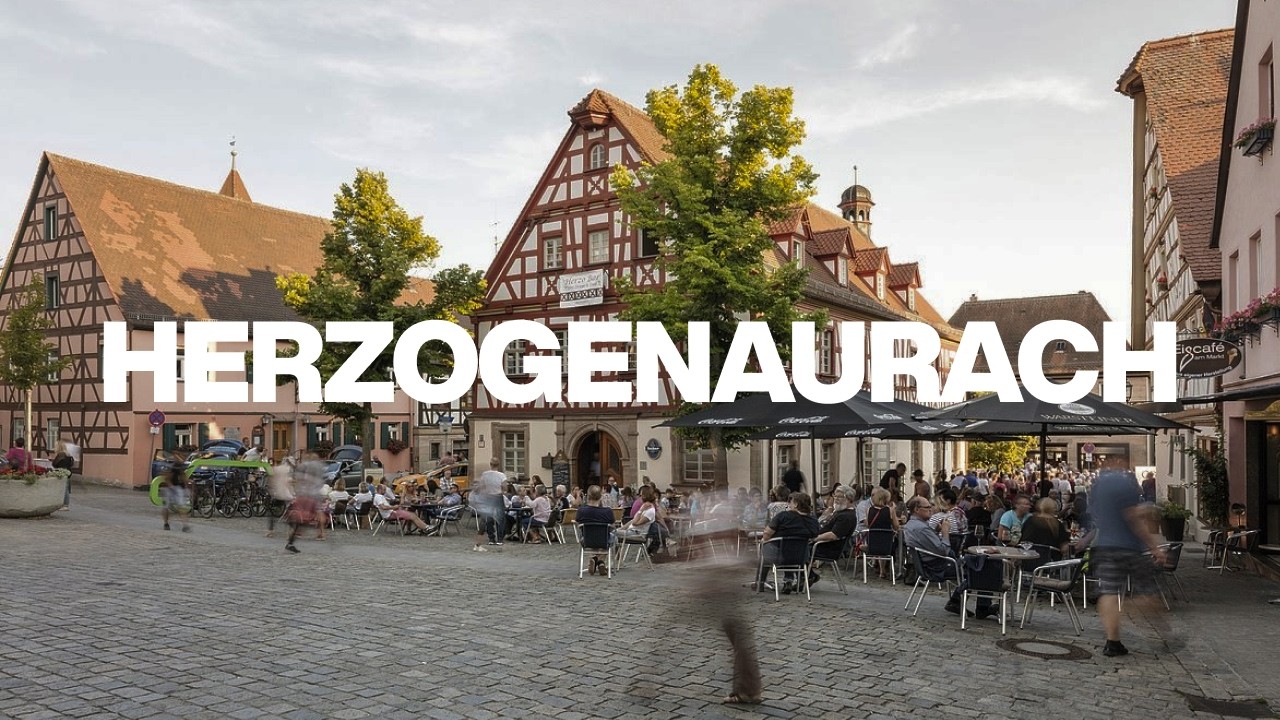 Herzogenaurach- Germany🇩🇪 4K Walking Tour: Explore the City Near Adidas & Puma Factories!