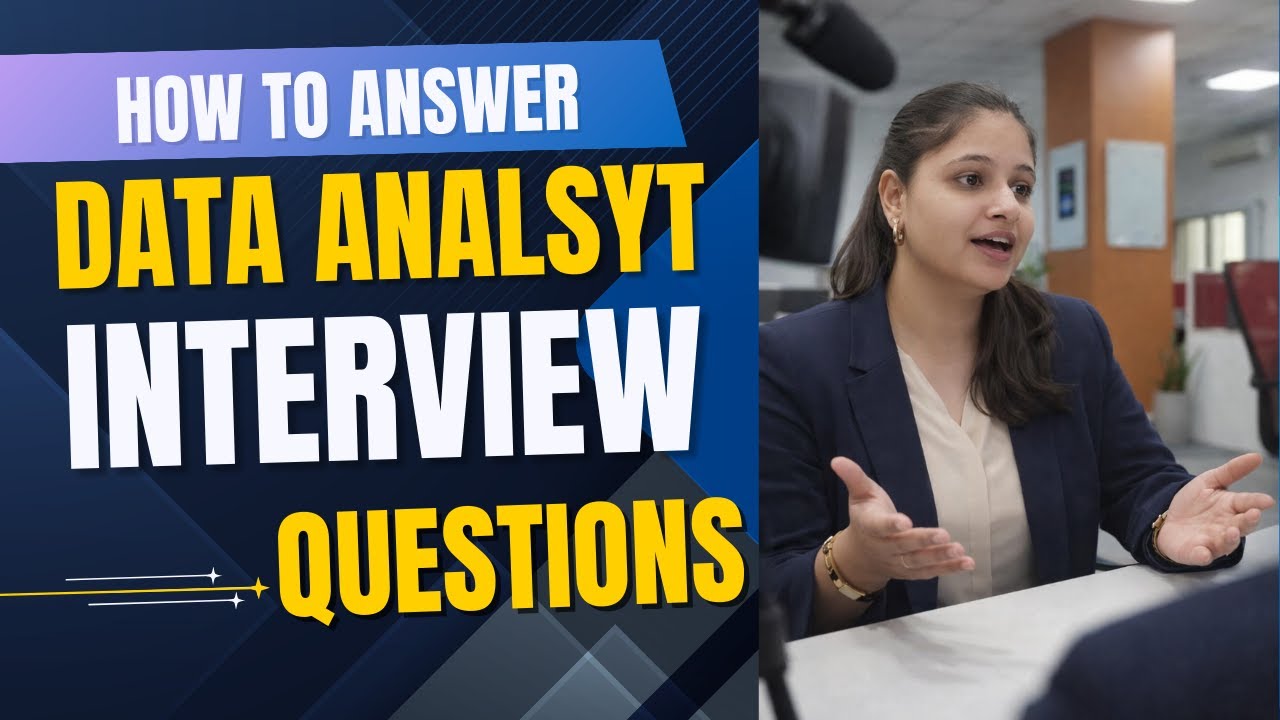 Real Data Analyst Interview Questions (With Answers) 