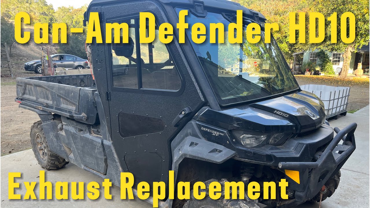 Can-Am Defender HD10 Exhaust Replacement