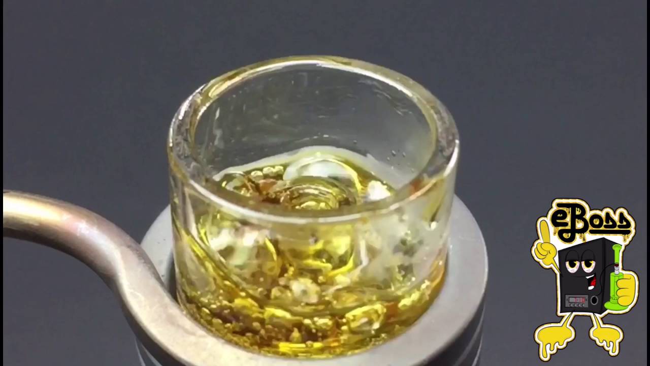 1 Gram Dab Of Crumble & Raw Clear Concentrate! Dabbed On An eBoss XL Quartz eNail Kit By DabFarm.com