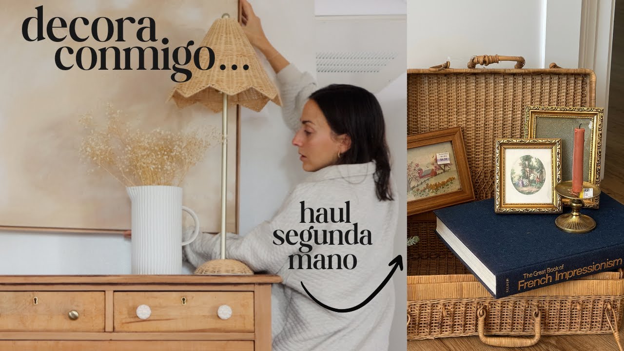 Decorando mi casa *nueva* HAUL SEGUNDA MANO | Raque Late