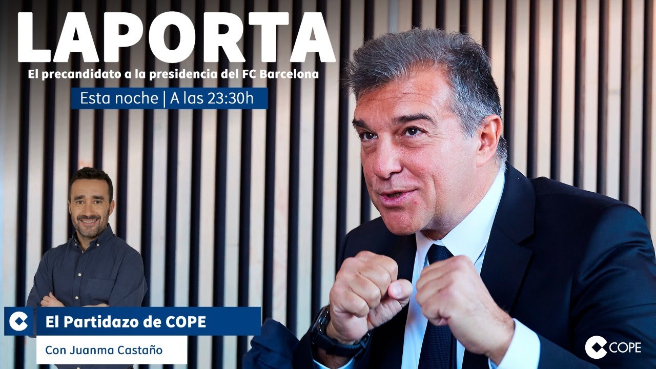 Entrevista a Joan Laporta en El Partidazo de COPE