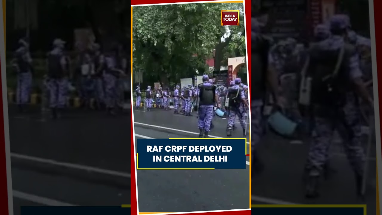 Security Tightened Near Mandi House Ahead Of INDIA Bloc March To Supreme Court | CJP #rahulgandhi