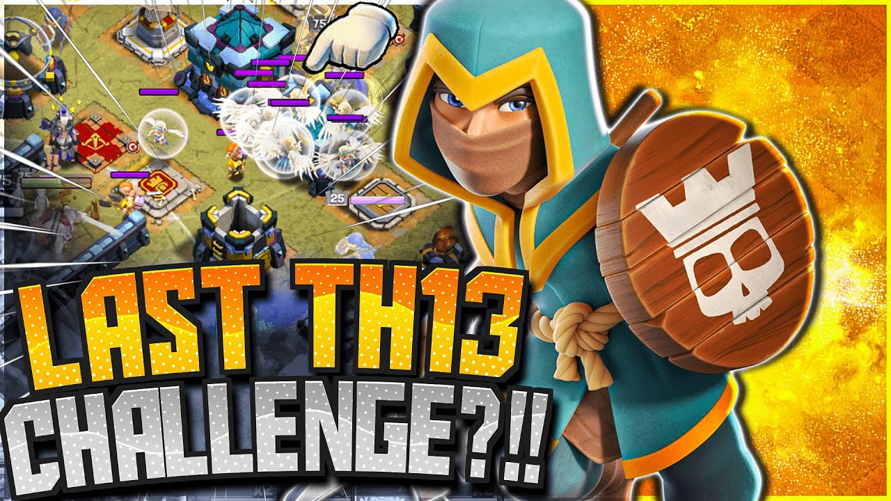 How to EASILY 3 Star the LAST TH13 Challenge?!! (Clash of Clans)