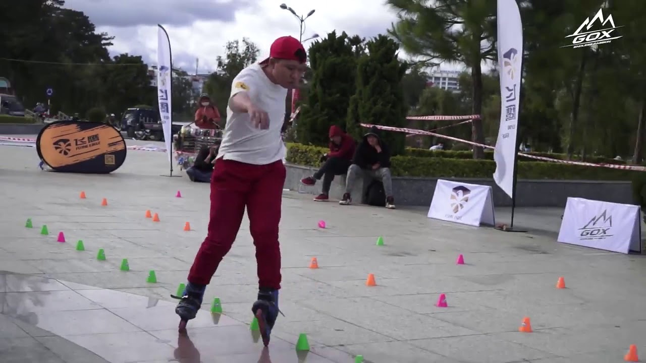 Giải Patin TP Đà Lạt 2017 - Slalom - Pham Luong Luc Nam