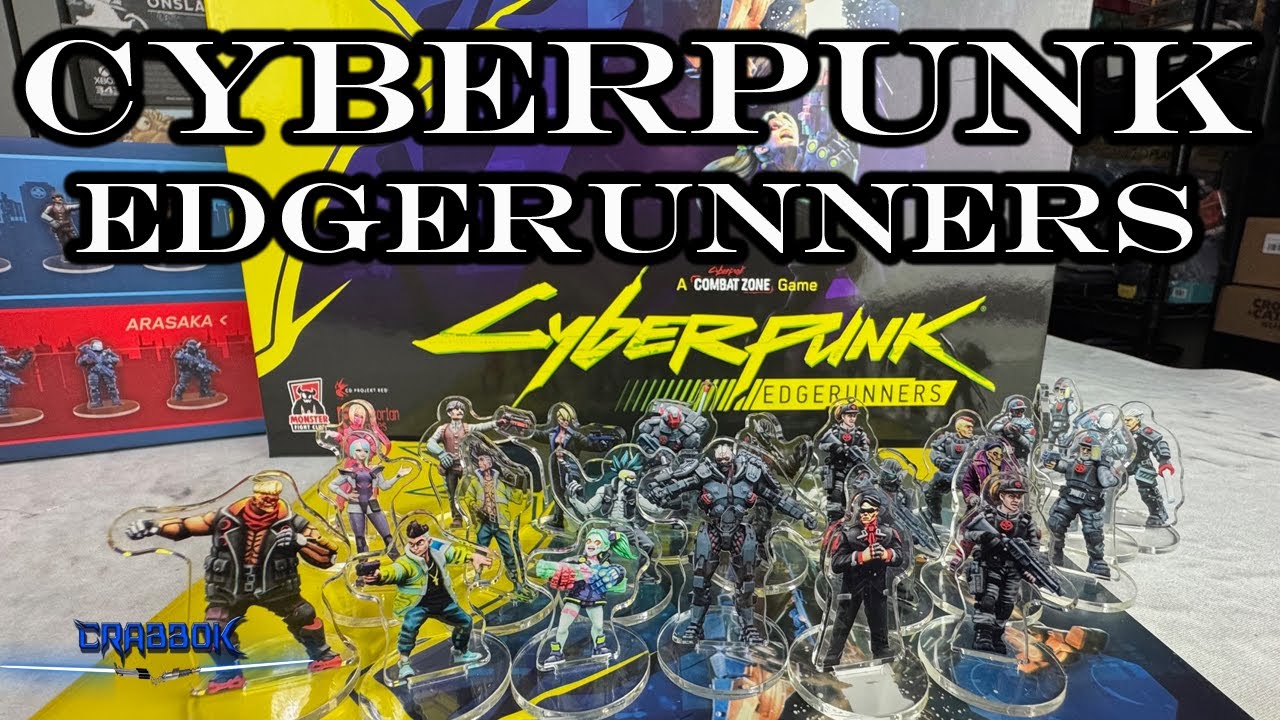 Cyberpunk Edgerunners - A Combat Zone Game - Starter Box Unboxing and Review