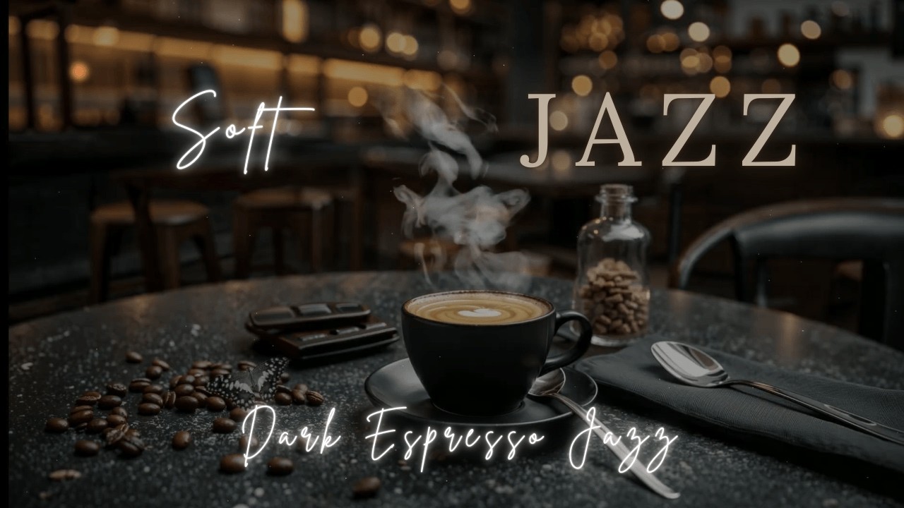 Dark Espresso Jazz ☕ Relaxing Coffee Shop Music for Work & Study