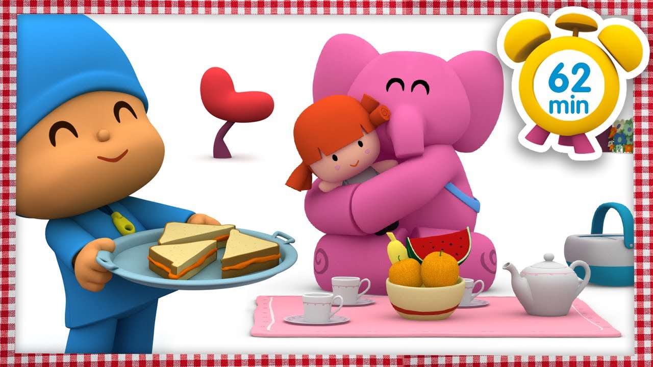 POCOYO MAGYARUL – 🥐PIKNIK😋 | [62 perc] Teljes Epizódok | Rajzfilm gyerekeknek