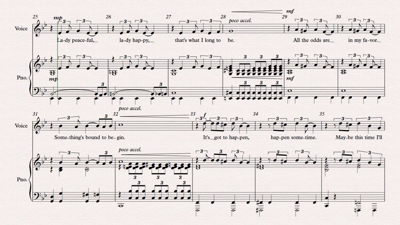 MAYBE THIS TIME - Kander, Rehearsal Track