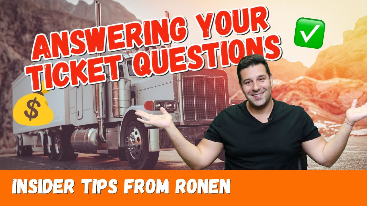 How to FIGHT OFF Tickets as a Trucker! (Speeding Tickets + Violations = WTF Should I do?!)