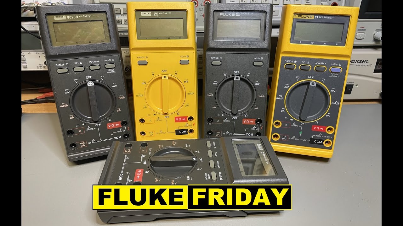TA-0322: Fluke Friday (E4) Fluke 25 and 27 Serie 8025B Teardown Cleanup