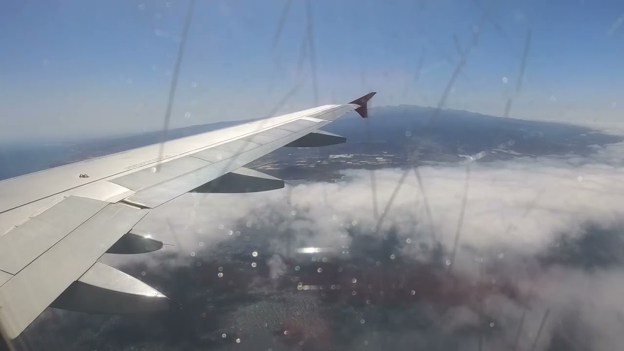 Flight Edelweiss A320 from Zurich to Gran Canaria WK200 - little bit shaky