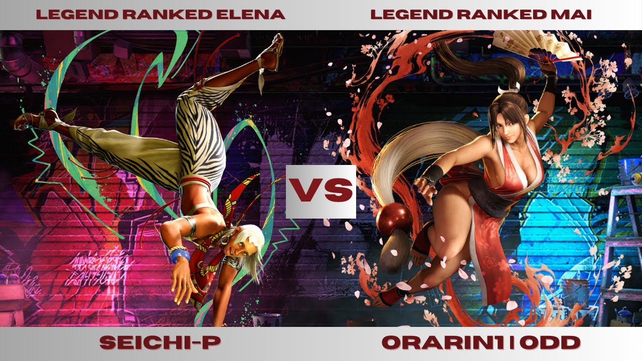 SF6 | Seichi-P (Elena) vs orarin1 (Mai) | High Level Ranked Match (Street Fighter 6)