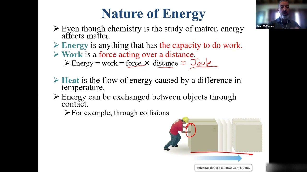 Chapter 3: Lecture 2 - Matter and Energy