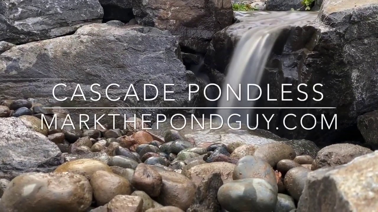 Cascade Pondless Waterfall Package Installation