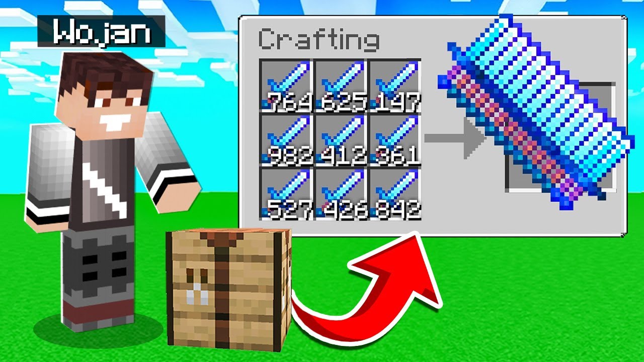 CRAFTUJE KILKA RAZY ITEMY w Minecraft!
