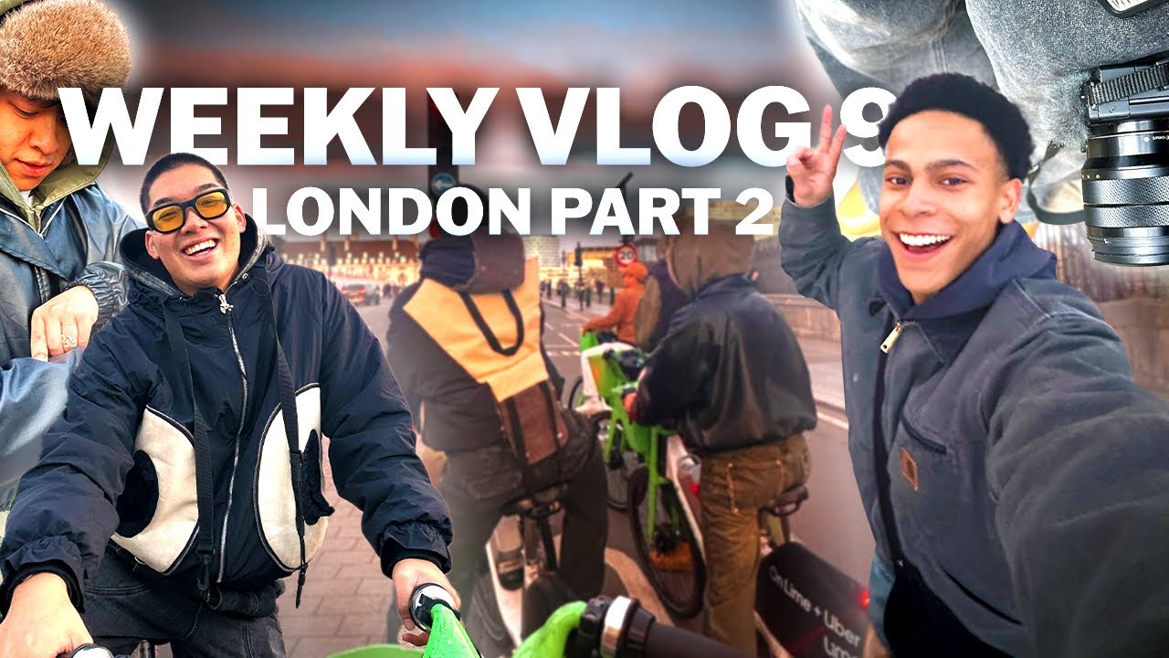 LONDON VINTAGE SHOPS, STÜSSY STORE & TRENDT VISION POPUPSTORE👀🔥I WEEKLY VLOG 9 PT.2 I joshiiks