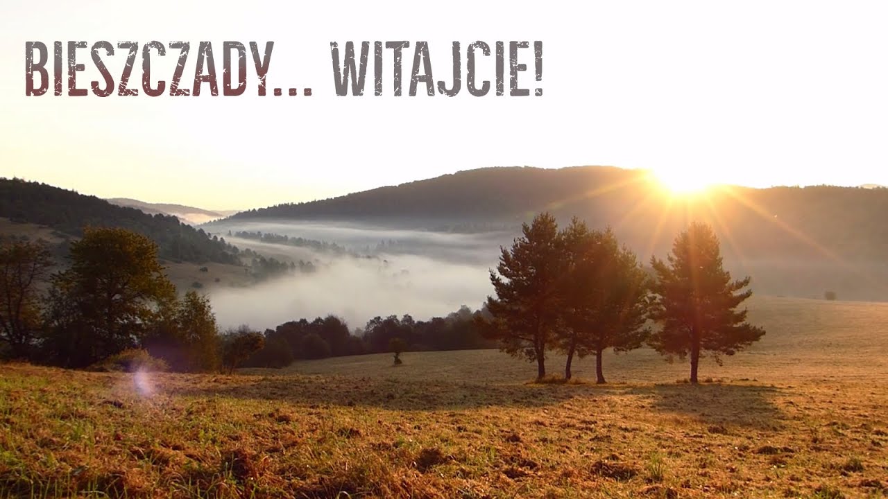 Bieszczady (1/4): Chryszczata, wschód słońca na bieszczadzkich łąkach i stado żubrów