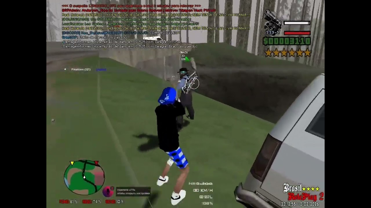 Hl samp Ratatui, testando GTA novo 