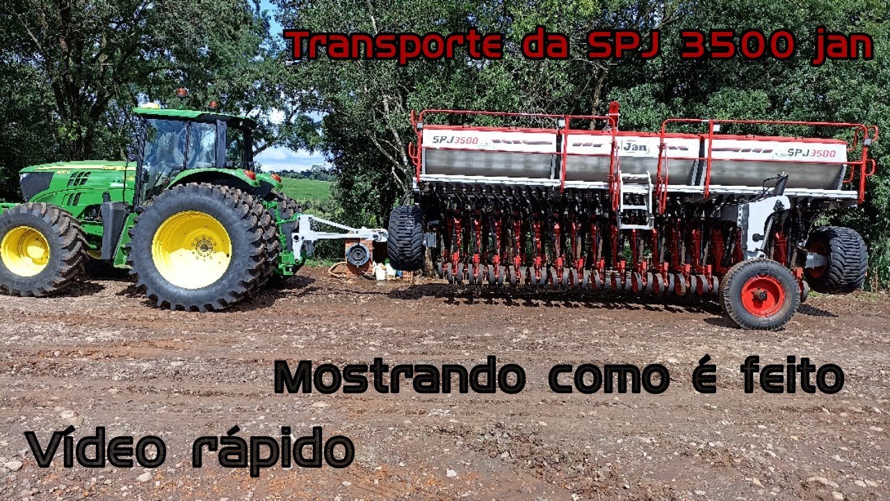 Como é feito o transporte da Jan SPJ 3500