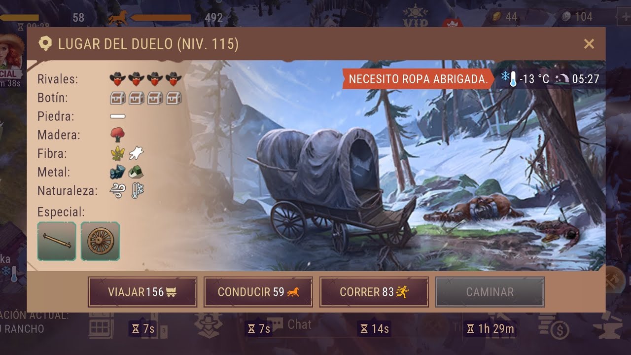 Westland survival,lugar del duelo (nivel 115)