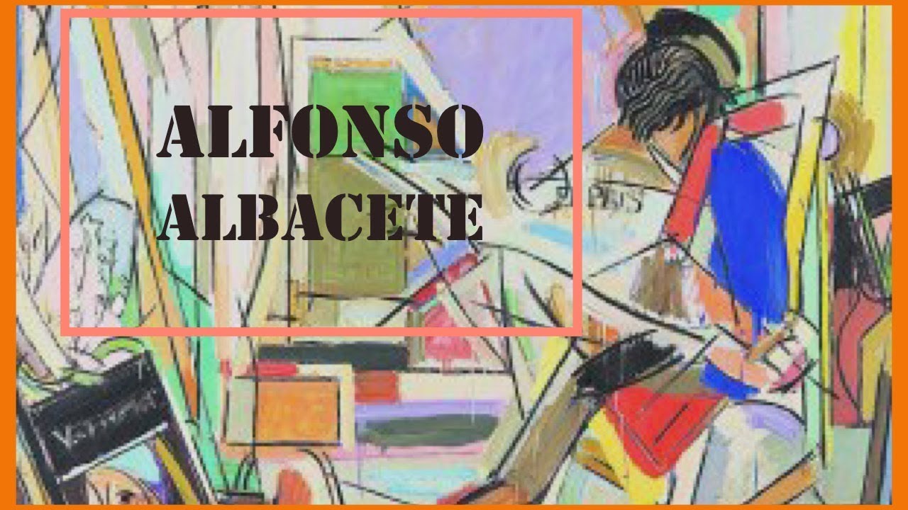 Alfonso Albacete pintura con mayúsuclas