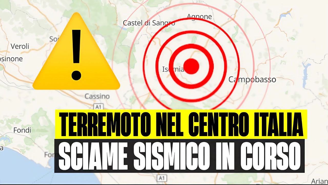 TERREMOTO NEL CENTRO ITALIA: SCIAME SIMICO IN CORSO. PAURA PER LA POPOLAZIONE