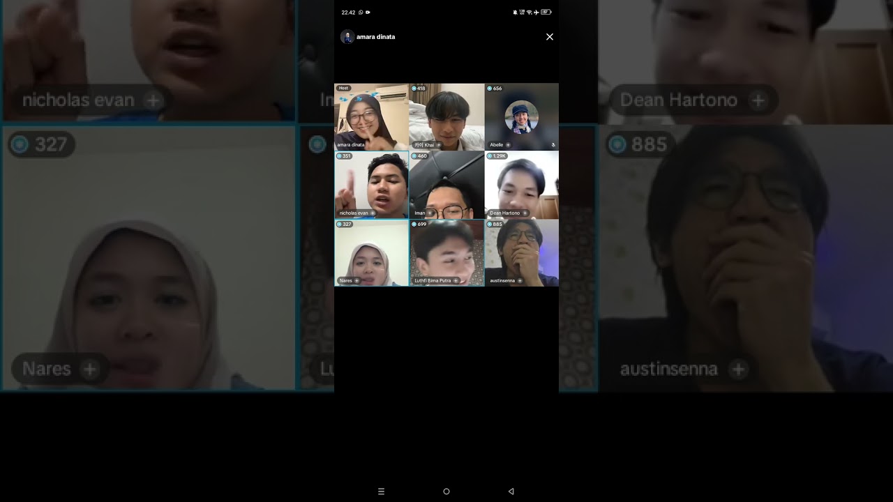 Live Tiktok Amara, Khai, Abelle, Nicholas, Dean, Nares, Luthfi, Austin, Kak Iman || 31 Juli 2025