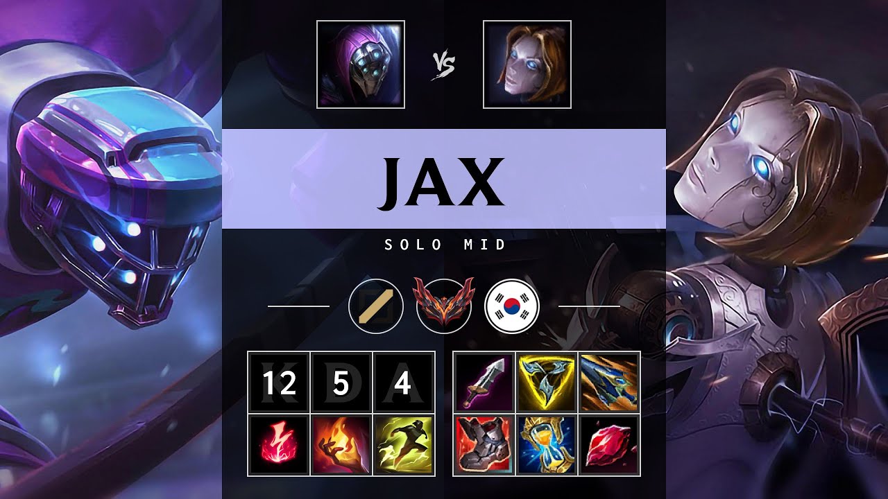 Jax Mid vs Orianna - KR Grandmaster Patch 25.14